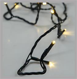 20 Λαμπάκια LED 1.9μ. Θερμό Λευκό Μπαταρίας σε Σειρά - Eurolamp