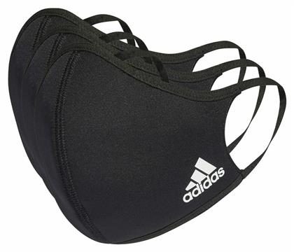 adidas Μάσκα Προστασίας Υφασμάτινη M/L Μαύρη H08837 3τμχ - Adidas
