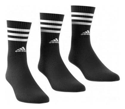 adidas Performance 3-Stripes Cushioned Αθλητικές Κάλτσες BLACK-WHITE - Adidas