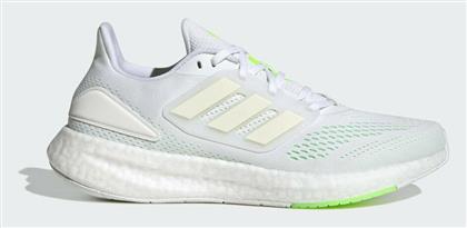 Pureboost 22 Ανδρικά Αθλητικά Παπούτσια Running Cloud White / Beam Green Adidas