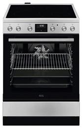 Ελεύθερη με Κεραμικές Εστίες Inox 5000 Surroundcook AEG