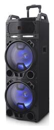Ηχείο Karaoke με Ασύρματο Μικρόφωνο και Εφέ Φωτισμού Earthquake σε Μαύρο Χρώμα Aiwa