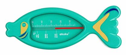 Αναλογικό Θερμόμετρο Μπάνιου Ψάρι Rico 10°C έως 50°C Πράσινο Akuku