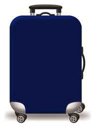 Κάλυμμα Βαλίτσας Μπλε Amber