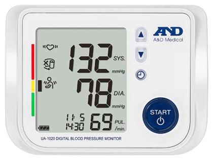 UA-1020 Ηλεκτρονικό Πιεσόμετρο Μπράτσου Ακριβείας A&D