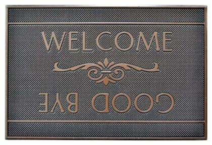 Πατάκι Εισόδου από Καουτσούκ Welcome - Goodbye Καφέ-Χάλκινο 60x40εκ. 783342 Καφέ-Χάλκινο Ankor