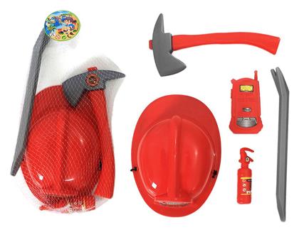 Αποκριάτικο Αξεσουάρ από Πλαστικό Πυροσβέστη 6τμχ - Carnavalista