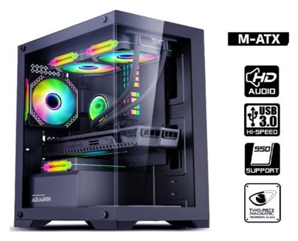 Aquaron Gaming Mini Tower με Πλαϊνό Παράθυρο Armaggeddon
