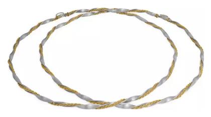 Ασημένια Στέφανα Γάμου Δίχρωμα - Kosmima24