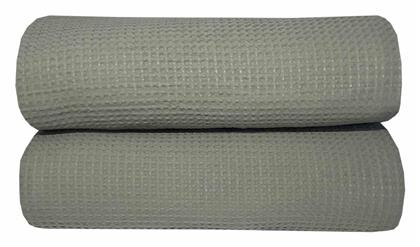 Waffle Κουβέρτα Πικέ Μονή 165x245εκ. Καφέ Astron Italy