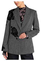 attrattivo Γυναικείο Βελούδινο Σακάκι Black - Attrattivo