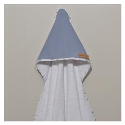 Βρεφική Κάπα-Μπουρνούζι με Κουκούλα Μπλε Baby Oliver