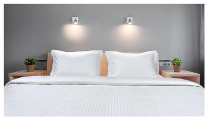 Παπλωματοθήκη Ξενοδοχείου Βαμβακοσατέν Ριγέ 230TC 170x240εκ. Beauty Home