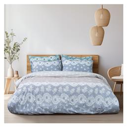 Σετ Υπέρδιπλο 220x240εκ. Art 12187 Γκρι Μπεζ 3τμχ Beauty Home