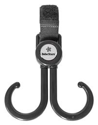 Γάντζος Καροτσιού Μαύρος Bebe Stars