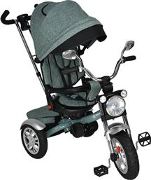 Παιδικό Τρίκυκλο Ποδήλατο Μετατρεπόμενο με Αποθηκευτικό Χώρο, Σκίαστρο & Χειρολαβή Γονέα 360° Chopper 6in1 για 9+ Μηνών Ocean Bebe Stars