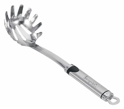 Βαθιά Κουτάλα Ζυμαρικών Τρυπητή Ανοξείδωτη Ασημί 31cm 1τμχ Bergner