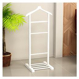 Beta Έπιπλο Εισόδου με Κρεμάστρα Λευκό 48x35x120εκ. Megapap