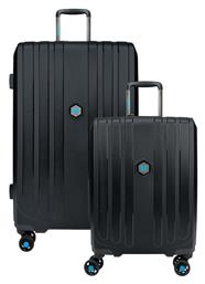 Expandable Βαλίτσες Σκληρές Μαύρες Σετ 2τμχ Bg Berlin