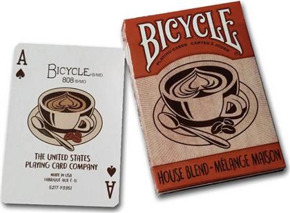Bicycle House Blend Συλλεκτική Τράπουλα Πλαστικοποιημένη Καφέ
