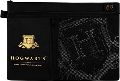 Blue Sky Studios Hogwarts Παιδικό Πορτοφόλι με Φερμουάρ για Αγόρι Μαύρο HP148499