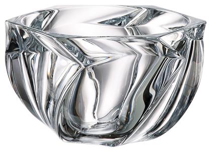 Macao Διακοσμητικό Μπωλ Κρυστάλλινο Διάφανο 20.5x20.5x11cm Bohemia