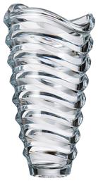 Βάζο Κρυστάλλινο 340 Wave Διάφανο Φ18.6xΥ30cm Bohemia