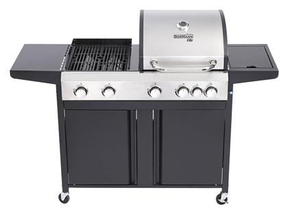 Elite BBQ5060 Υγραερίου 5 Εστιών 20.5kW με Πλαϊνό Μάτι Bormann