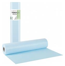 Εξεταστικό Ρολό Χάρτινο Πλαστικοποιημένο Premium Standard 68εκ. x 50μ. Γαλάζιο Bournas Medicals