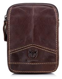 Δερμάτινο Τσαντάκι Μέσης Καφέ Bull Captain
