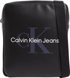 Calvin Klein Reporter Ανδρική Τσάντα Ώμου / Χιαστί σε Μαύρο χρώμα από το Epapoutsia