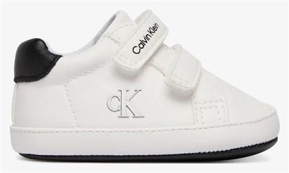 Βρεφικά Sneakers Αγκαλιάς Λευκά Calvin Klein