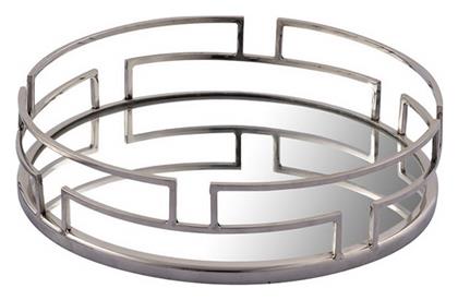 Δίσκος Γάμου με Καθρέπτη Ασημί Capolavoro