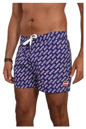 Μαγιω Σορτς All Over Print Μπλε-κοκκινο Colmar