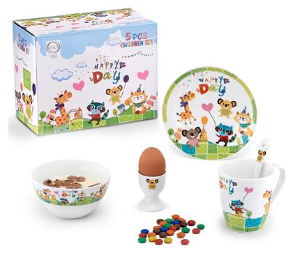 Σετ Φαγητού από Πορσελάνη 5τμχ Cryspo Trio