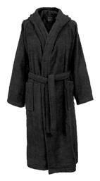 3010 Μπουρνούζι με Κουκούλα Μαύρο 420gr/m² Dimcol