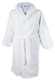 No8 1320910805100017 Παιδικό Μπουρνούζι Κολυμβητηρίου Βαμβακερό Λευκό Νο8 Dimcol