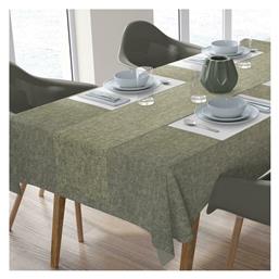 Τραπεζομάντηλο Αλέκιαστο Σετ 2τμχ Panama Olive 140x140εκ. Dimcol