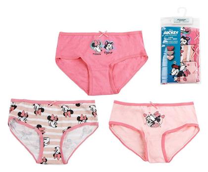 Minnie Σετ Παιδικά Βρακάκια Πολύχρωμο 3τμχ Disney