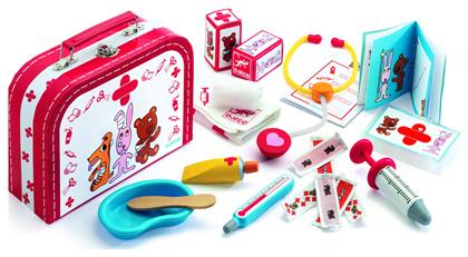 Βαλιτσάκι 'Ο Μικρός Κτηνίατρος' από Ξύλο για 4+ Ετών Djeco