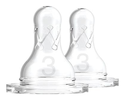 Dr. Brown's Θηλές Σιλικόνης για 6m+ 2τμχ - Dr Browns