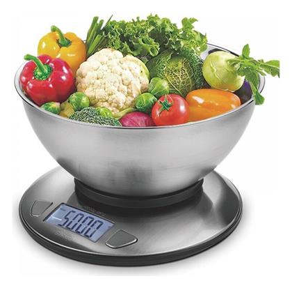 Ψηφιακή Ζυγαριά με Κάδο 1gr/5kg Ασημί 615457 DSP