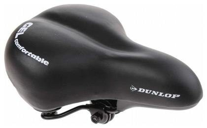 Gel Σέλα Ποδηλάτου Μαύρη με Gel Dunlop