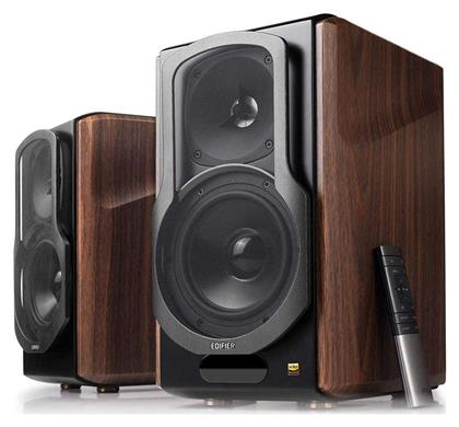 S2000MK III Αυτοενισχυόμενα Ηχεία με Bluetooth 130W (Ζεύγος) Καφέ Edifier