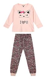 Παιδική Πιτζάμα Χειμωνιάτικη Ροζ Energiers