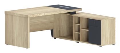 Επαγγελματικό Γραφείο Lotus με Βιβλιοθήκη - Pakketo