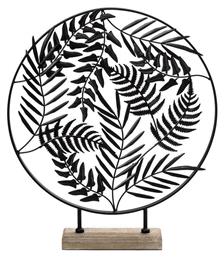 Διακοσμητικό Φύλλο Μαύρα Φύλλα από Μέταλλο Μαύρα 51x9.5x51cm Espiel