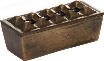 Σταχτοδοχείο Πούρου / Αντιανεμικό Μεταλλικό Καφέ Espiel