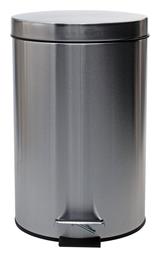 Classic Inox Καλαθάκι Μπάνιου 12lt Ασημί Estia