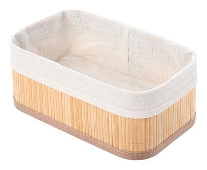 Επιτραπέζια Θήκη Οργάνωσης Bamboo Essentials Μπεζ Estia